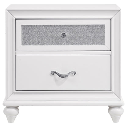 Barzini 5-piece Eastern King Bedroom Set White