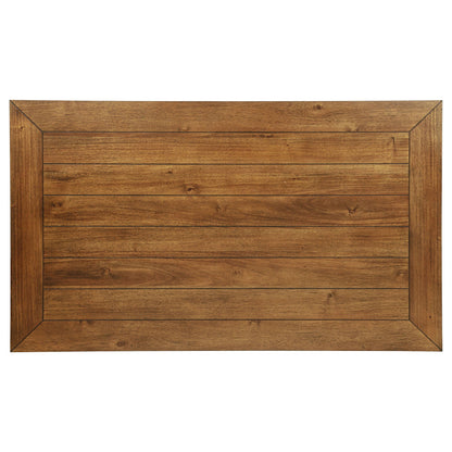 Atwood 5-piece Rectangular Wood Dining Set Warm Brown