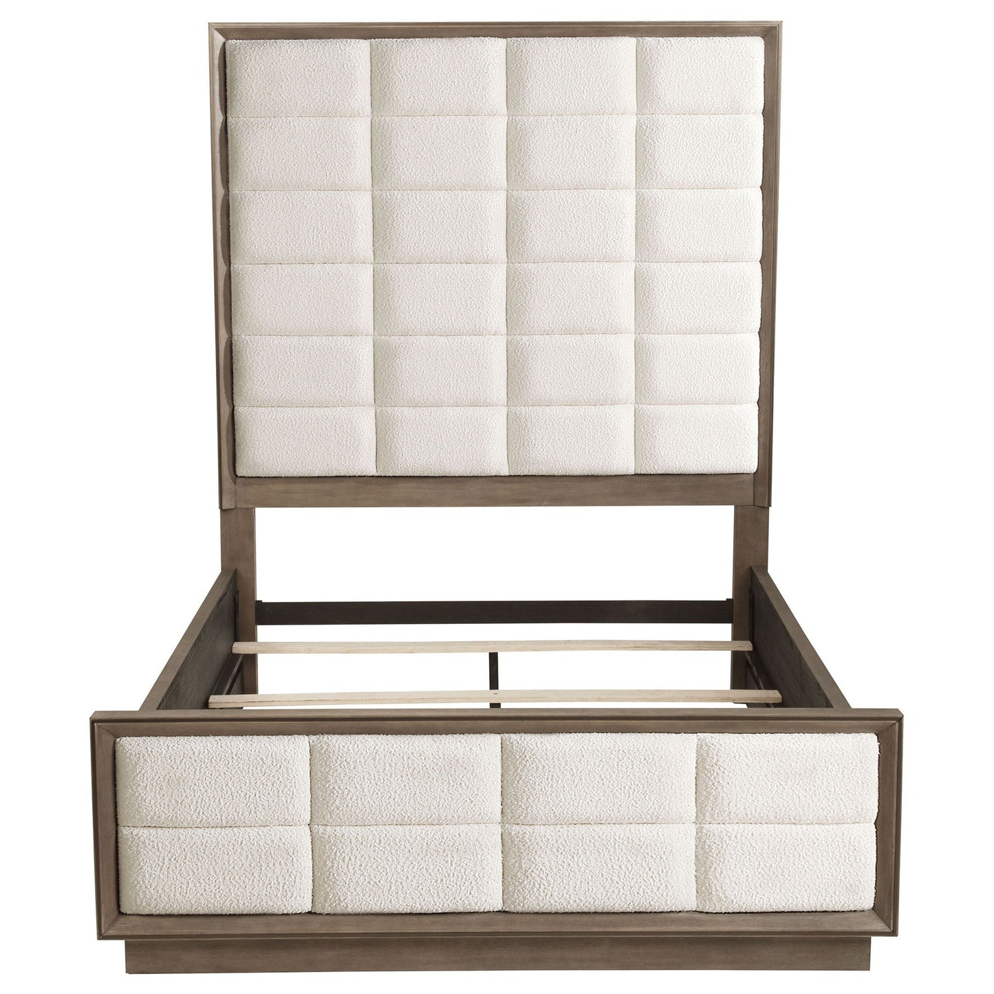 Durango 80-inch Queen Panel Bed Taupe Oak