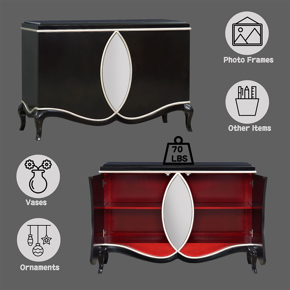 Ashor - Console Cabinet - Black