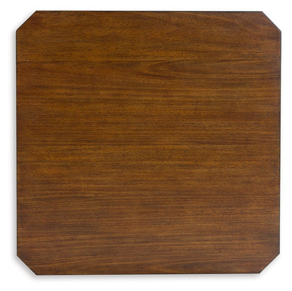 Trenmour - Square End Table - Medium Brown