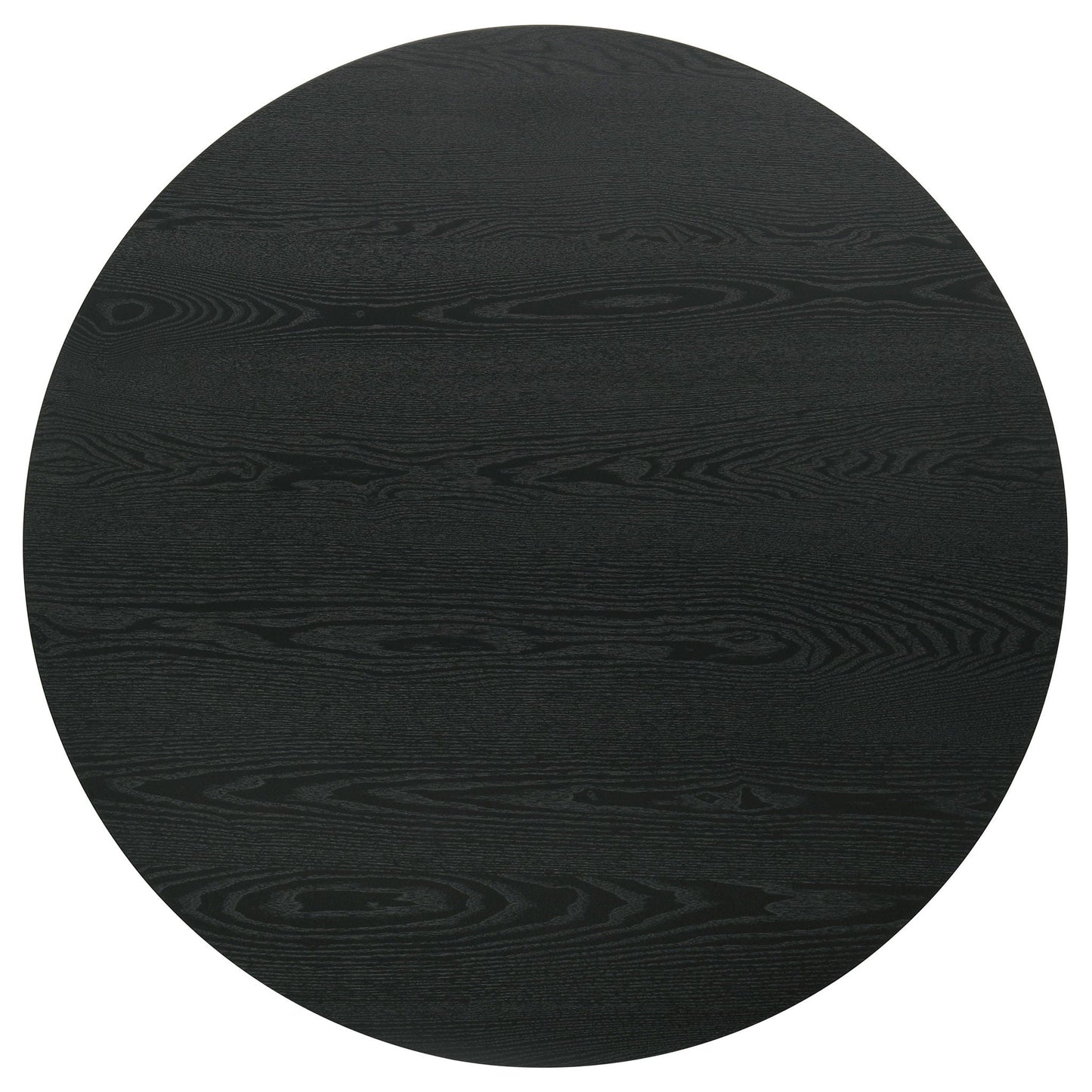 Hamlyn 43-inch Round Wood Counter Height Dining Table Black