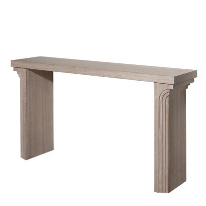 Console Table With Decorative Molding