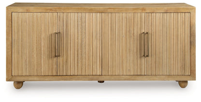 Niam - Accent Cabinet - Light Antique Beige