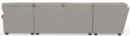 Livingston - Sectional With Comfort Coil Seating, 40" Cocktail Ottoman And Accent Pillows Included