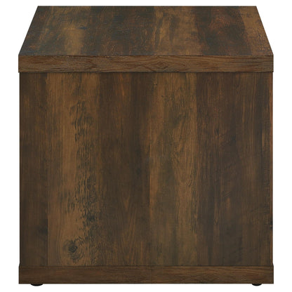 Frisco 2-piece Coffee and End Table Set Dark Pine