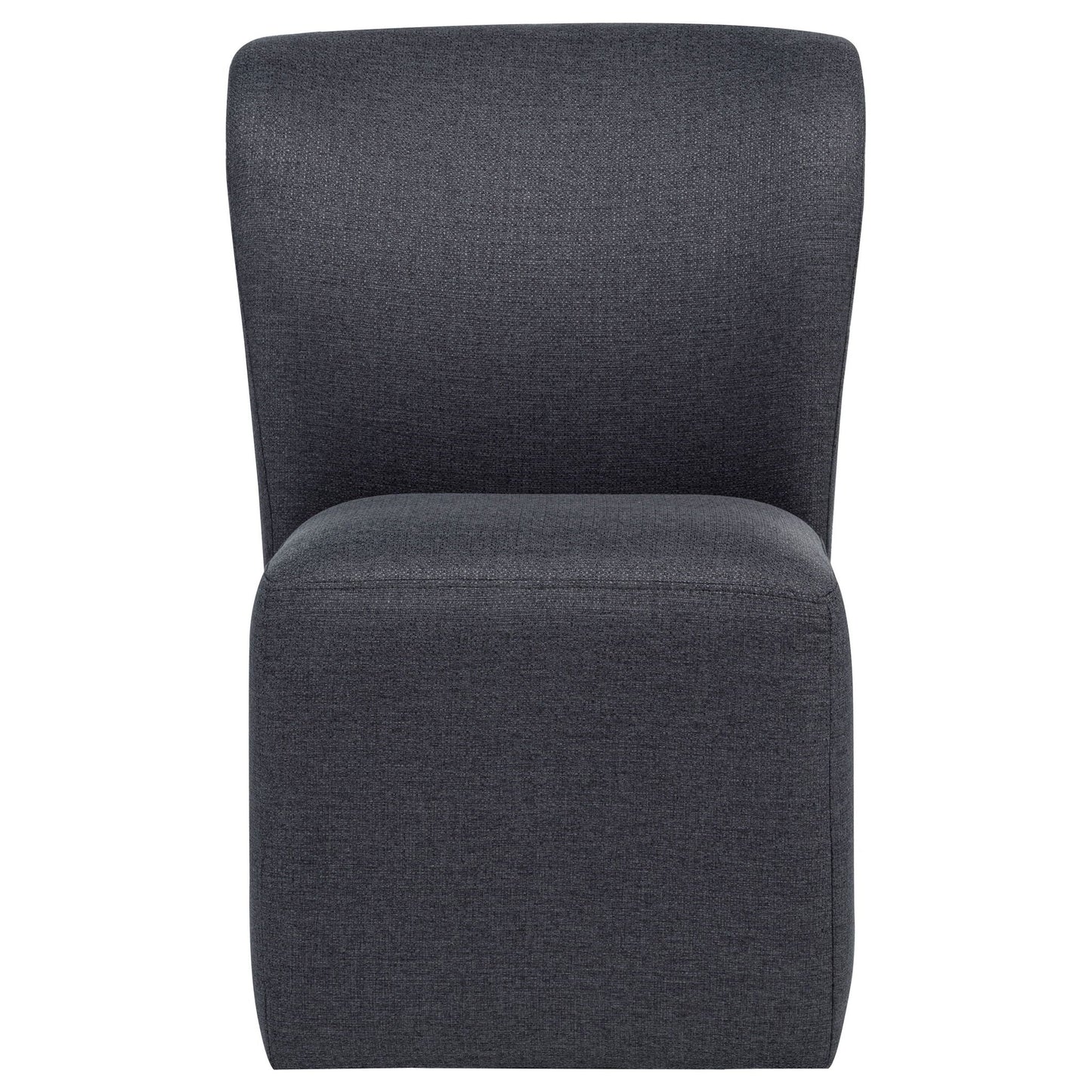 Jaelynn Upholstered Parsons Dining Side Chair Charcoal (Set of 2)