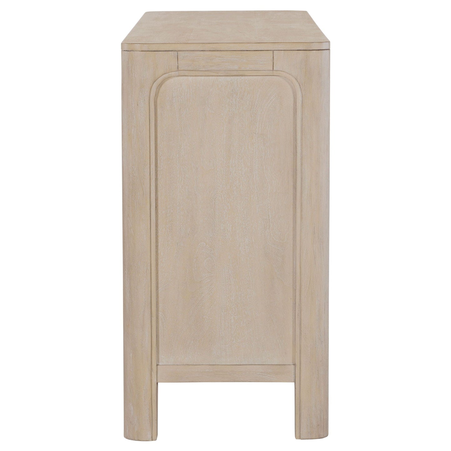 Solano Sliding Door Dining Sideboard Server Weathered Mango