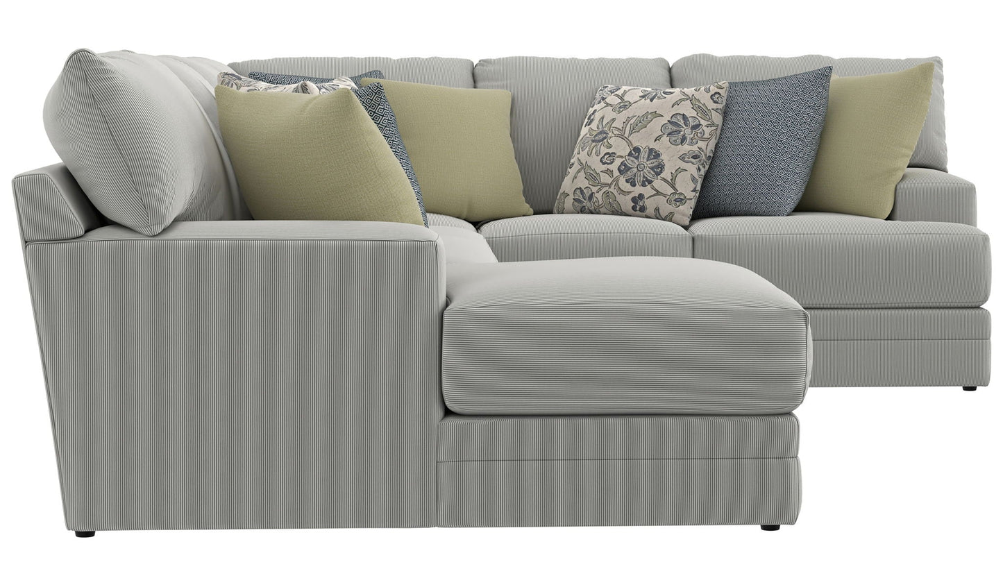 Stockbridge - Sectional With Comfort Coil Seating And 9 Accent Pillows Included