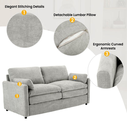 Cozy Sofa Set Oversized Comfy Cloud Sofa With Double Cushion