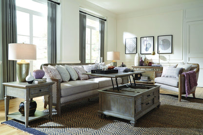 Lancaster - Chairside End Table - Dove Tail Gray