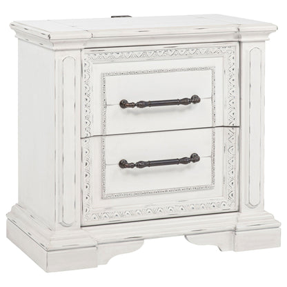 McKinney 4-piece Eastern King Bedroom Set Vintage White