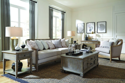 Lancaster - Chairside End Table - Dove Tail Gray