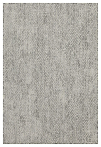 Sunshine - 5'3" X 7'3" Indoor, Outdoor Area Rug - Silver