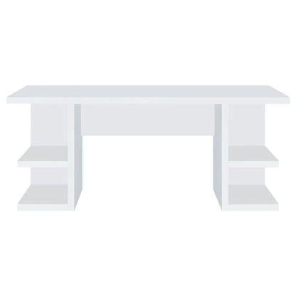 Alice 71-inch 4-shelf Engineered Wood Writing Desk White