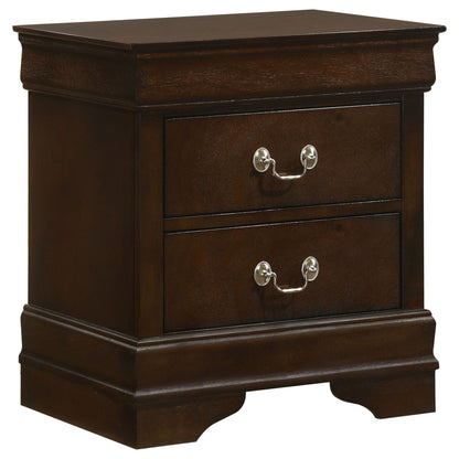 Louis Philippe 5-piece Eastern King Bedroom Set Cappuccino