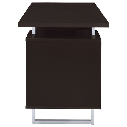 Lawtey 60-inch 2-drawer Office Computer Desk Cappuccino