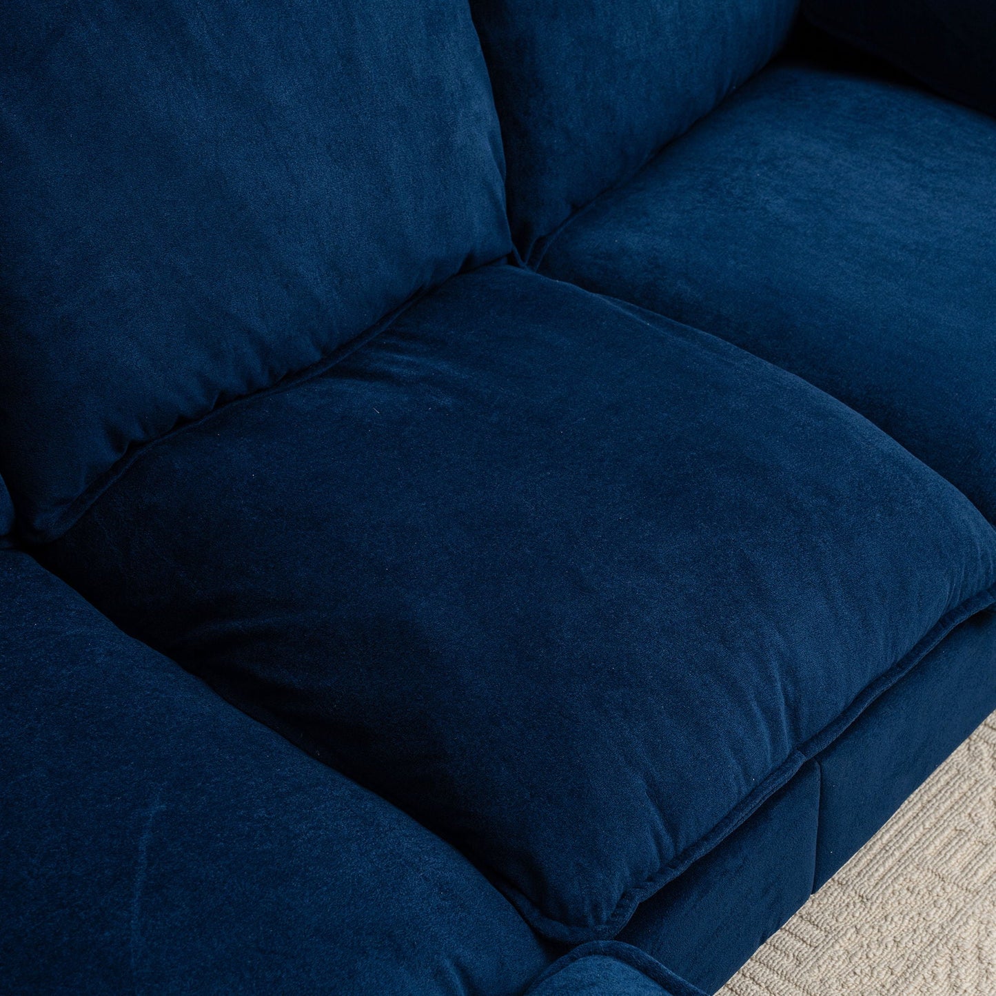 Convertible Combination Sofa With Footstools With Storage