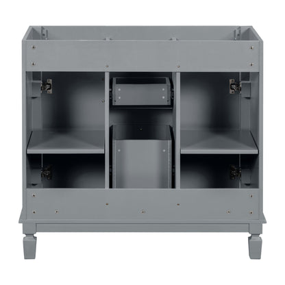 Bathroom Vanity Cabinet With 2 Soft Closing Doors And 2 Drawers
