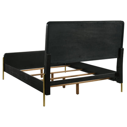 Arini 5-piece California King Bedroom Set Black and Natural