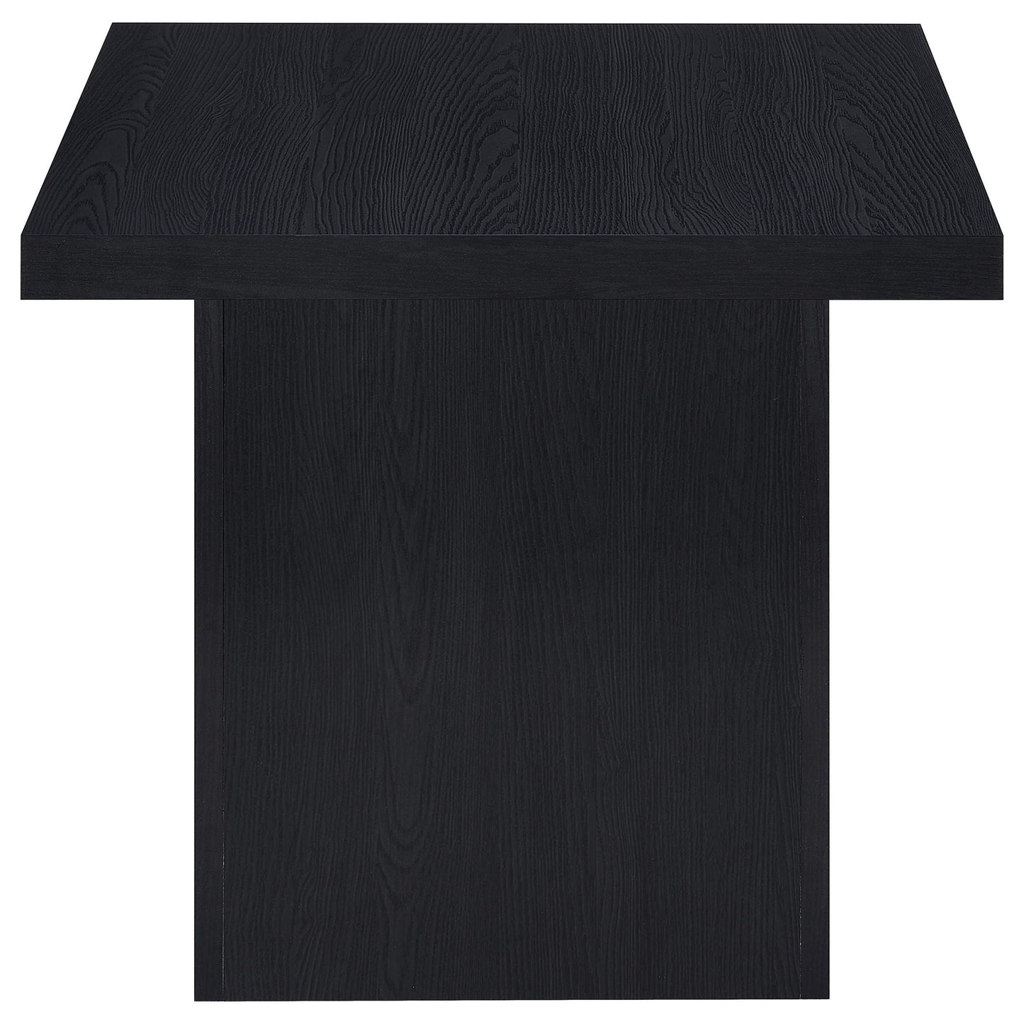 Devar 3-piece Square Cocktail Coffee End Table Set Black