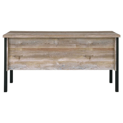 Samson 60-inch 4-drawer Office Computer Desk Weathered Oak