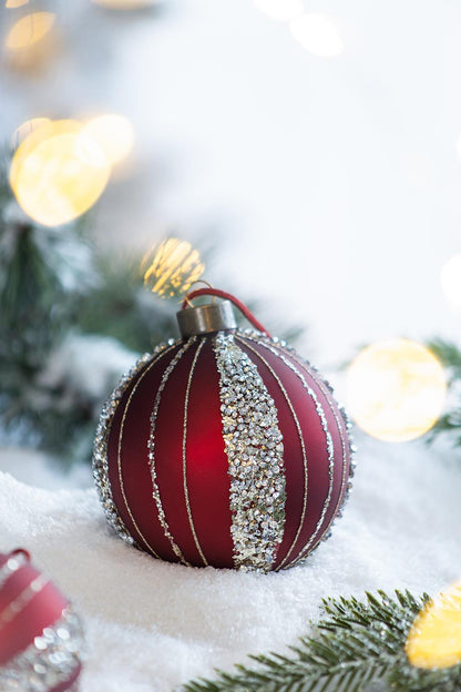 Christmas Ball Ornaments Tree Ornaments For Holiday Party Decorations