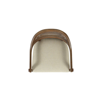 Americana - Mid-Century Modern Cane Back Counter Stool