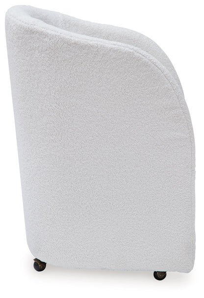 Rowanbeck - Dining Upholstered Arm Chair (Set of 2) - Ivory