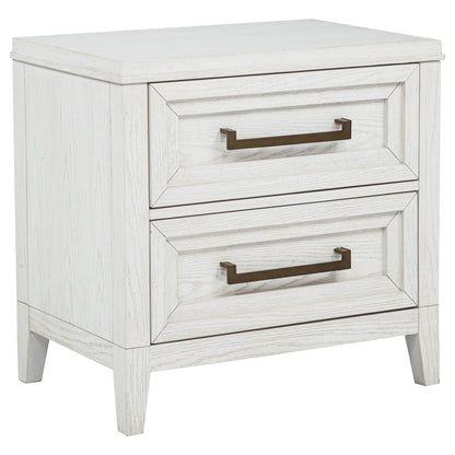 Marielle 5-piece Cal King Bedroom Set Distressed White