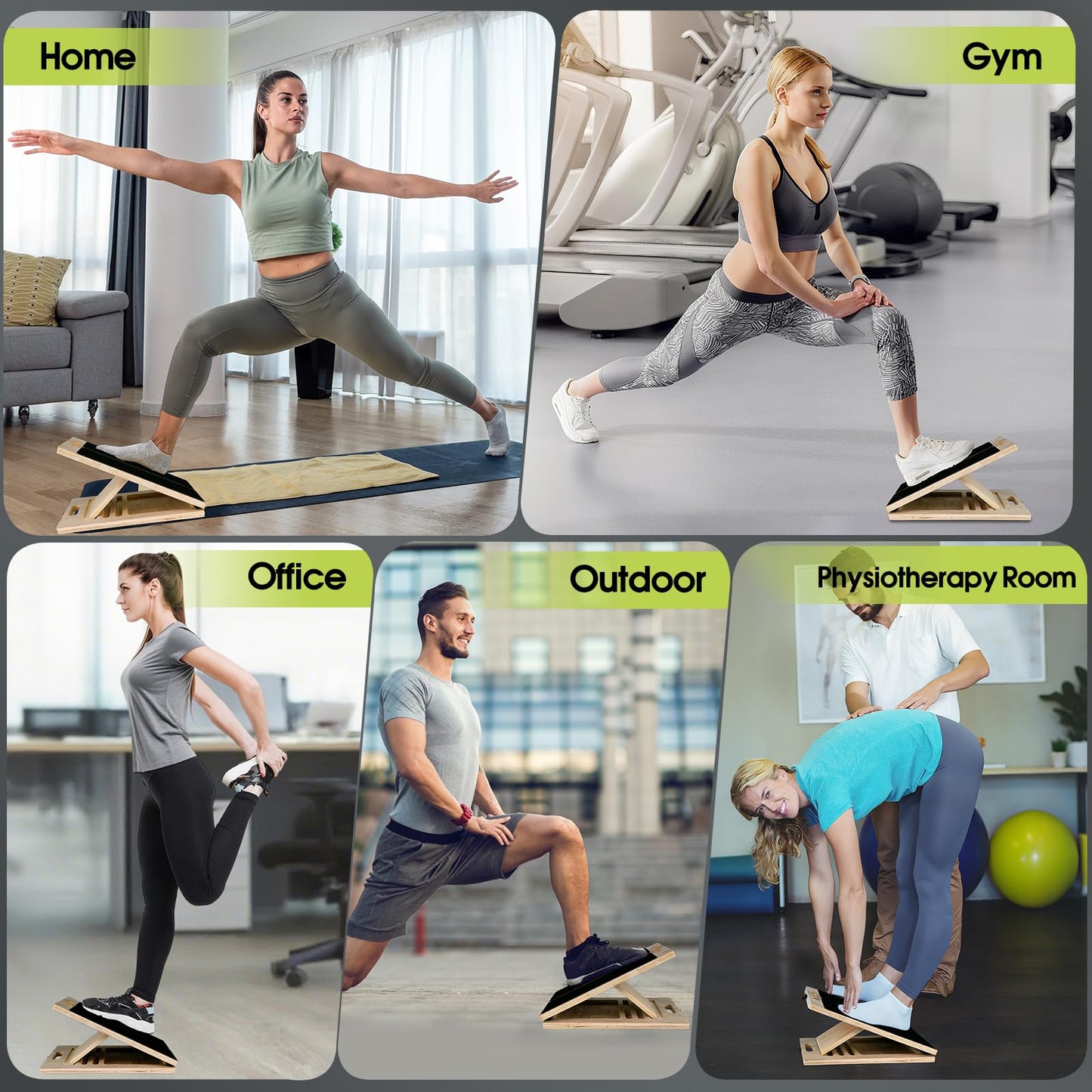 Slant Board Calf Stretcher - Incline Stretch for Therapy
