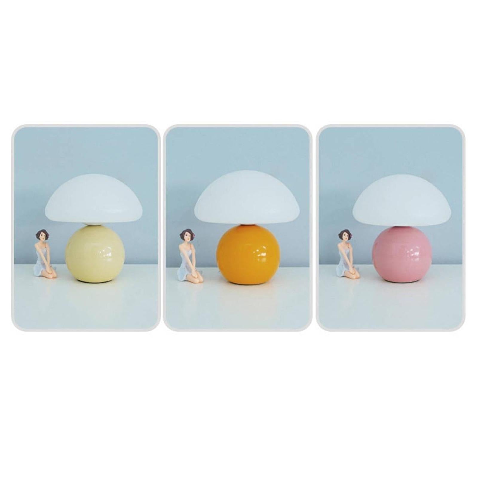 Mushroom Table Lamp - Elegant Night Stand Light for Home & Bar