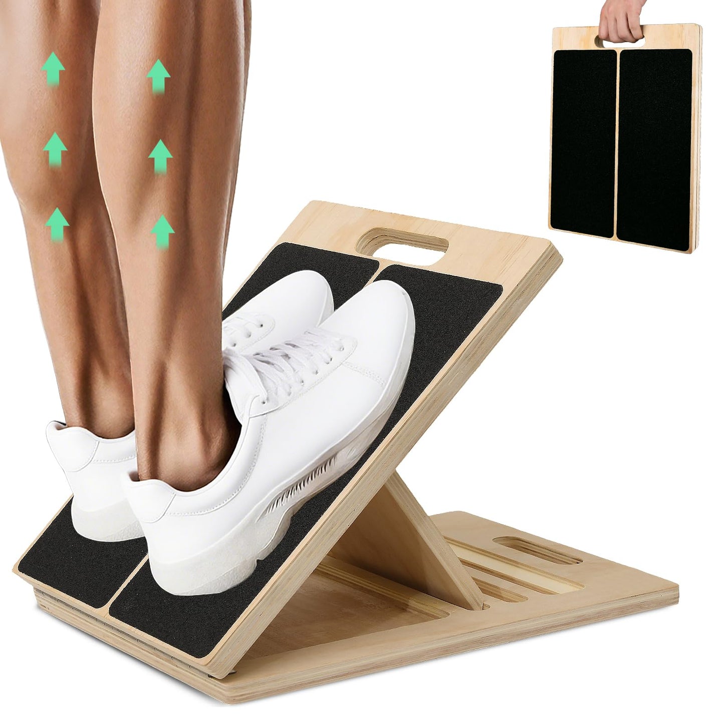 Slant Board Calf Stretcher - Incline Stretch for Therapy