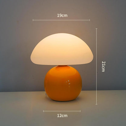 Mushroom Table Lamp - Elegant Night Stand Light for Home & Bar