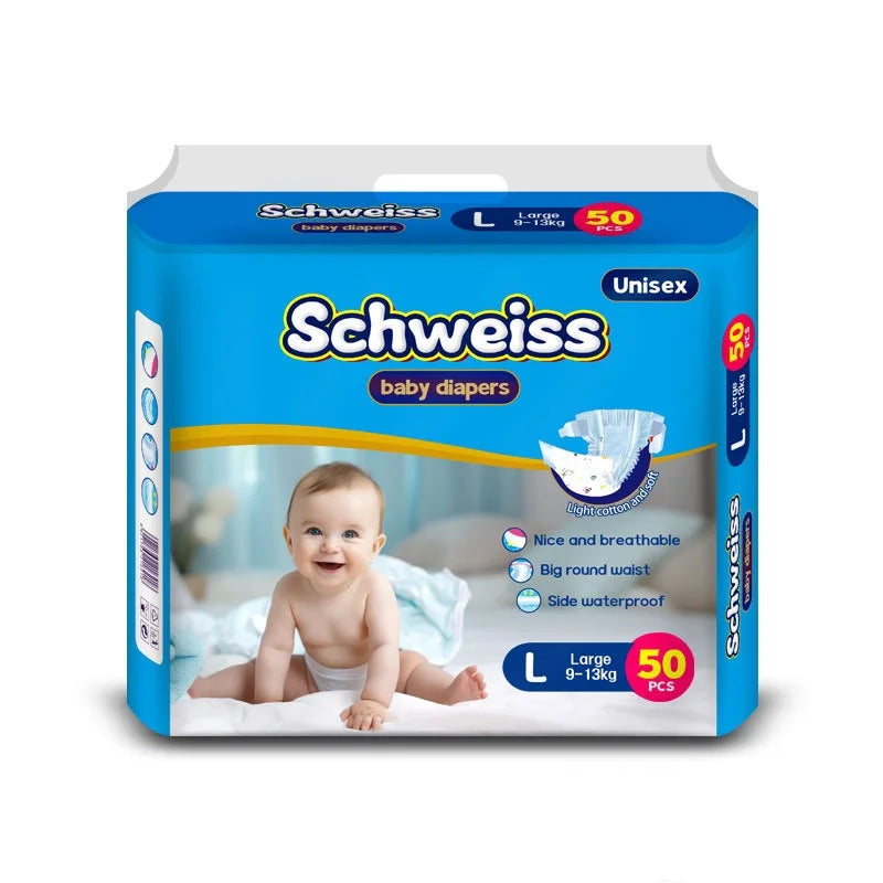 Newborn Cloth Diapers 50pcs - Ultra-Thin & Breathable