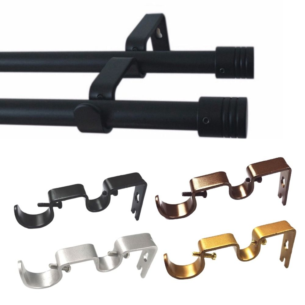 Window Frame Curtain Rod Holder - Heavy Duty Bracket