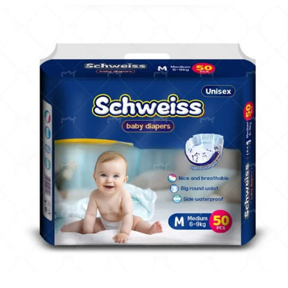 Newborn Cloth Diapers 50pcs - Ultra-Thin & Breathable