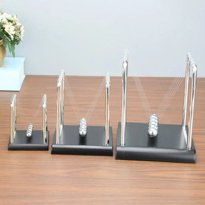 Home Decor Newton's Cradle Metal Pendulum Educational Physics Toy Kinetic Energy Office Stress Reliever Ornament