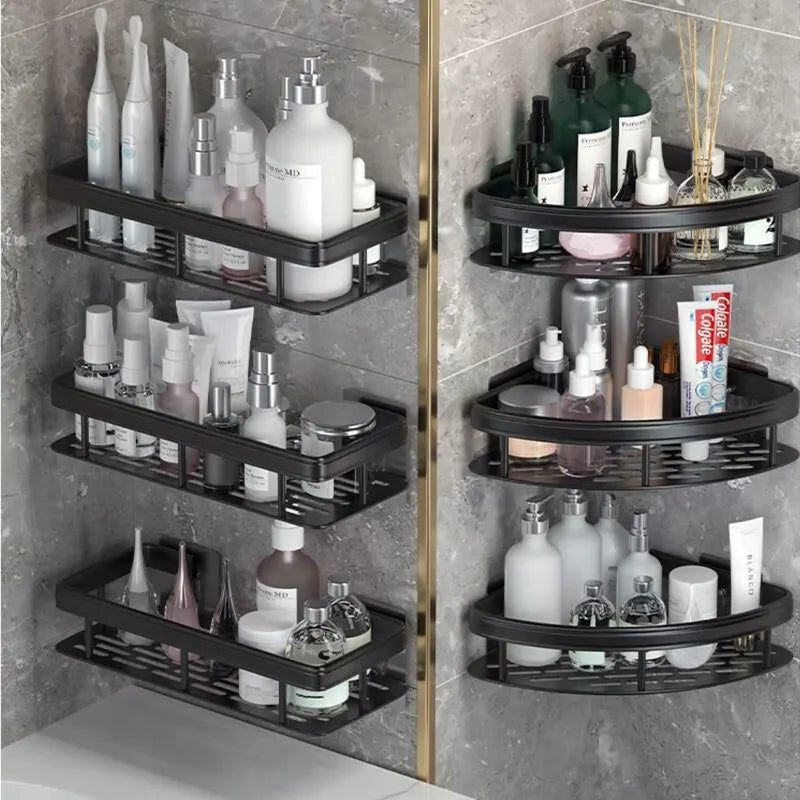 Corner Shower Rack: No-Drill Bathroom Storage Solution