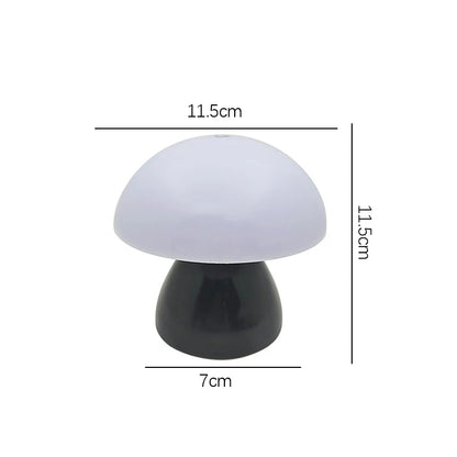 Mushroom Touch Lamp: Nordic Night Light & Charger