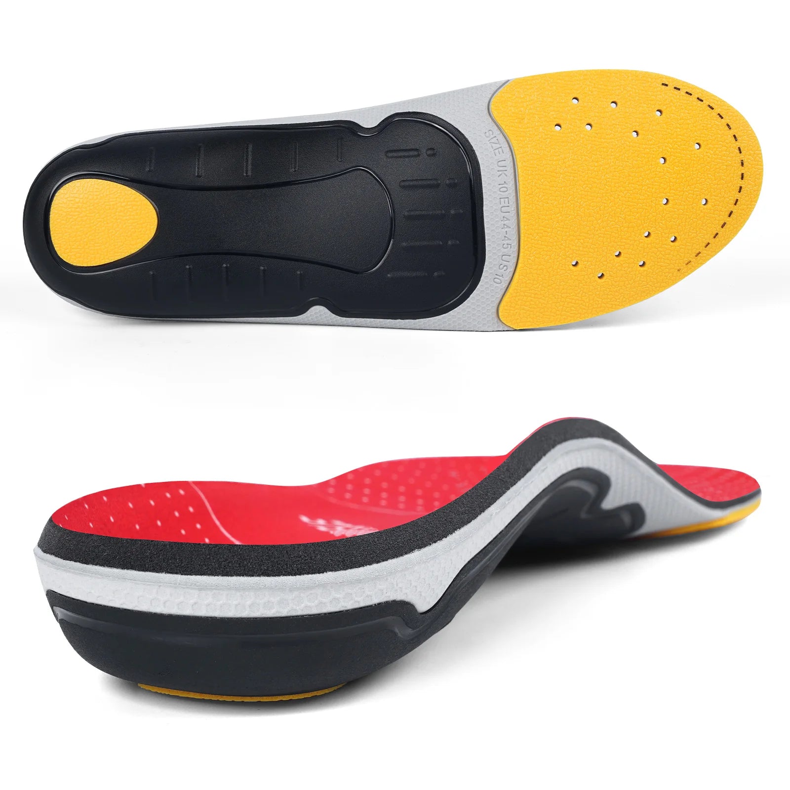 Plantar Fasciitis Orthotic Insoles - High Arch Support