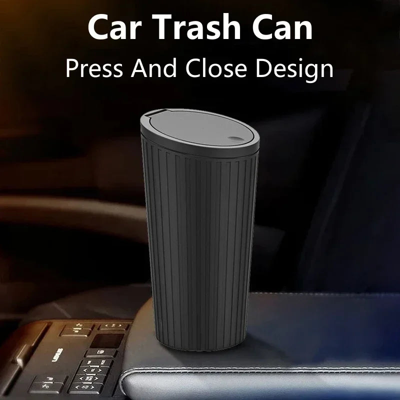 Auto Trash Bin - Compact Car Interior Garbage Container