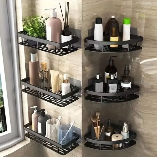 Corner Shower Rack: No-Drill Bathroom Storage Solution