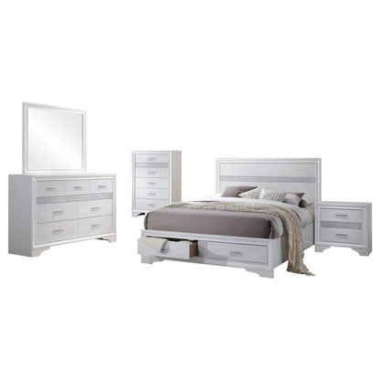 Miranda 5-piece Eastern King Bedroom Set White