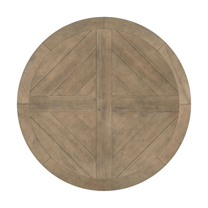Florence 5-piece Round Dining Table Set Rustic Honey