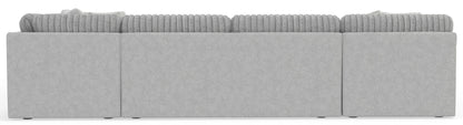 Logan - Upholstered Sectional With Comfort Coil Seating And Accent Pillows Included