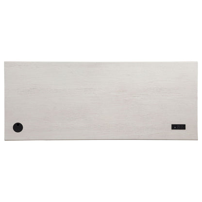 Altidore 68-inch 7-drawer Executive Home Office Desk Distressed White