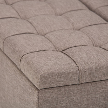 Harrison - Upholstered Coffee Table Storage Ottoman