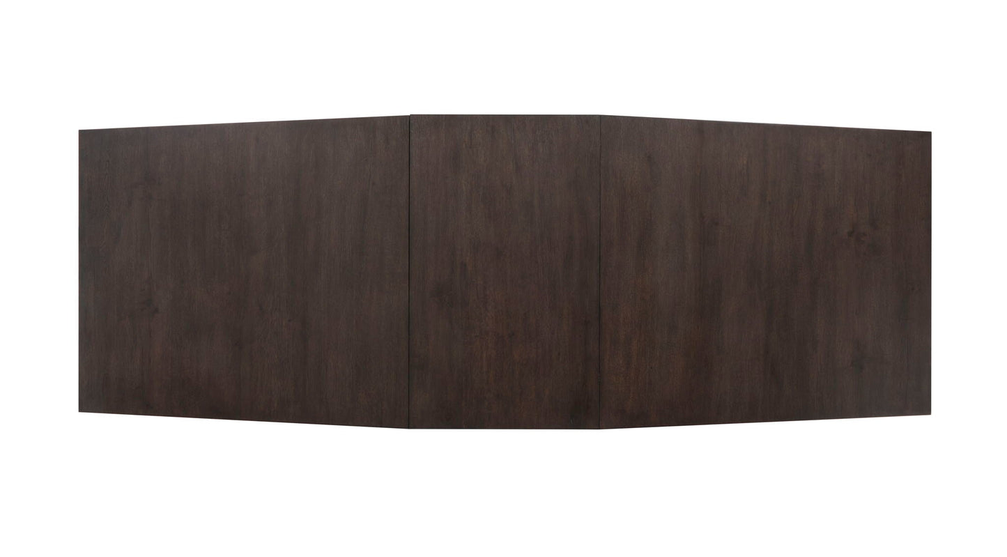 Tauren - Extendable Double Pedestal Dining Table - Coffee Bean