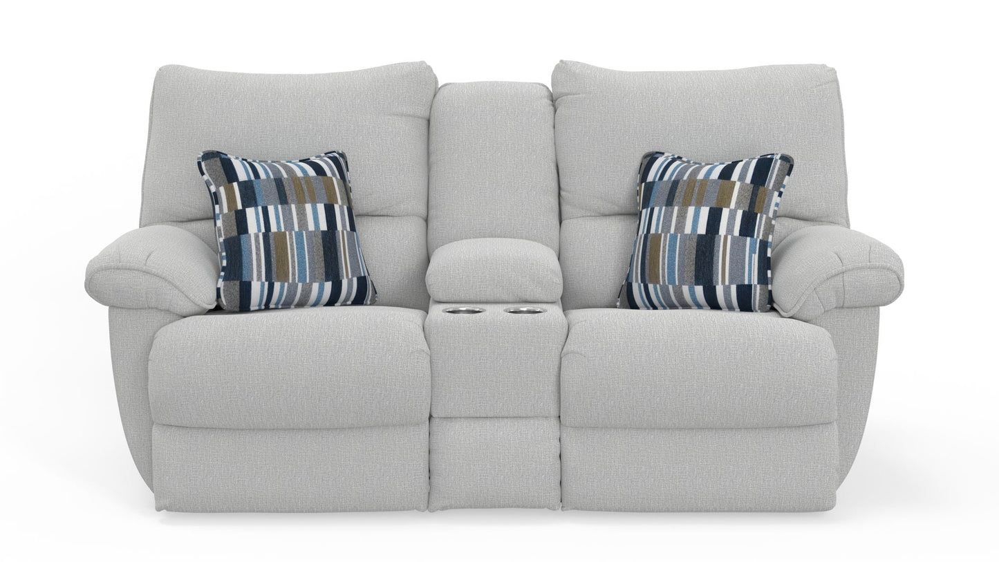 Lenny - Power Lay Flat Reclining Console Loveseat